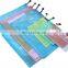 plastic mesh file folder custom document folder clear pvc document bags with zipper for documents and receipt