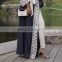 1498# New Model Dubai Fabric Egypt Wholesale Kimono Muslim Black Islamic Abaya Collection