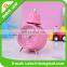 Metal real desk two bell ring alarm clock colorful funny alarm clock