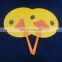 Made in China customized size and logo plastic hand held fan