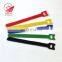 100% nylon polyester releasable T-shape hook and loop computer cable tie size