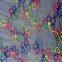 heavy net green embroidery fabric design
