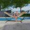 portable outdoor & indoor hammock with metal hammock stand 2 peraon hammock with bracket