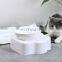 Magnetic Multi-angle Adjustable Bevel Cat Dog Bowl Food Grade Plastic Pets Feeder Bowl Neck Protection