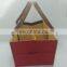 new custom felt baby diaper caddy with anti-dust cover and PU leather handle diaper bags nursery organizer for baby's essentials