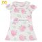 new design baby girls cactus printed cutting shoulder clothing children frock dress for kid