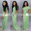 Womens Summer Stripe extra long short sleeve maxI jersey casual dresses