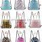 PU Backpack Printed Adult Children Patchwork Sport School bags 18Styles