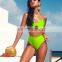 2 Piece Sexy Swimsuit Bikinis 2019 Mujer Swimwear Women High Waisted Bathing Suits Monokini Bandage Bikini Biquinis Feminino