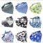 Hot printed lattice stripe christmas colorful dog saliva bib triangle pet bandana collar