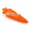 Fruit design dog chew toy stocked and play dog toy cute carrot shape