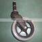 Spare parts for wheelchair 8" solid casters with steel front fork for wheelchair