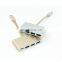 Aluminum multiport PB USB 3.0 Hub sabrent 4-Ports Speed 5Gbps usb 3.0 hub type c adapter for PC laptop with on/off switch