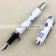 Fountain Pen Blue and White Porcelain Dragon Medium Nib 18kgp