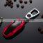 Car remote key case keychain For Tesla Model 3 Key shell buckle aluminum alloy protective sleeve accessories
