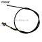 Hebei factory price motorcycle spare control cable part Pakistan hydraulic front rear parking bake cable CD70