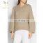 Loose Sleeve V Neck Fashion Lady Wool Sweater Design of Hand Made