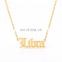 Fall 2020 fashion personalized stainless steel custom name jewelry custom letter women pendant necklace