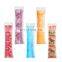 Zip-Top Disposable Summer Ice Pop Pouch Ice Cream Packaging For Yogurt Ice Candy Otter Pops Gogurt