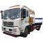 Flatbed tow truck mounted crane Dongfeng wrecker truck with XCMG crane
