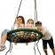 Outdoor Kids Swing Seat Bird Nest Chair Swing Garden Furniture With Rope Galvanized Tube and Nylon Rope Material