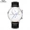 GUANQIN GS19101 Latest Design Leather Belt Watch For Man Analog Quartz Men Fashion Minimalistic Wrist Watches