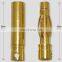 Wholesale High quality 4mm/5mm gold plated brass  banana plug