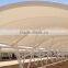 Different design fantastic PVDF bottom price tensile membrane structure fabric for exhibition centers