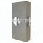 Satin Steel Wrap-Around Door Reinforcement Plate for Cylindrical Door Locks with 55.5mm Hole