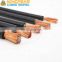 wholesale price black silicon rubber flexible copper welding cable