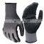 13 Gauge Nylon Industry Crinkle Latex Rubber Palm Hand Protection Coated Safety Gloves