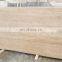 Premium Custom Cut  Luxury Fashion for Hotel and Home white Light Travertine Vein Cut Slab Made in Turkey CEM-SLB-01-02