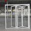 Factory Manufacturer Supplier glass 3 sash panel Powder Coated bi folding windows for menu price list
