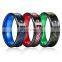 8mm Men's Ring Titanium steel Ring Wedding Band Celtic Dragons Red Green Blue Carbon Fiber Titanium steel Ring