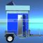 New 2 in 1 Movable Portable Toilet with Trailer Mobile Toilet and Portable Shower Room on Trailer