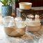 Vietnam Supplier Medium White Seagrass Belly Basket Plant Holder Storage Basket Decor Home Wholesale
