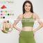 2 In 1 Piece Sling Straps Recycled Sports Bras High Quality Quick Dry Women Yoga Crop Tops
