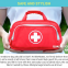 Family Travel Essentials First Aid Empty Supplies Bag