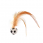 Meow Love New Soft Rubber Foam Cat Toy Ball With Feather Cat Sponge Sports Ball Kitten Interactive Toy