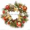 Christmas wonderland decorative holiday mesh/pvc wreath for lights decoration
