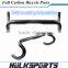 Top quality Toray T700 full Carbon 400/420/440mm road bicycle handlebar 700C road bicycle handlebar