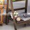 Garden Wood Flower Rack, Flower display Shelf, Folding Plant Stand