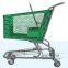 steel retail Asian Metal Supermarket goods hand Trolley