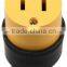 UL Listed Super Nylon Fire resistant 2 pin US industrial plug/Type A power plug/America 2 pin plug