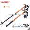 T Handle Four Sections Adjustable Internal Lock With Antishock Aluminum 7075 Trekking Pole Supplier's Choice