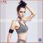 Custom made breathable sports bra/ women contrast gym bra/ fitness bra