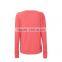 New Style Wholesale O-neck Long SLeeve Plain T shirt for Woman