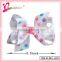 Friendly infant hair accessories hair bows clip,wholesale fabric hair bows