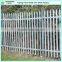 2.75 meters high zinc coating steel palisade D section fence