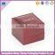 Luxury crocodile leather special paper printing custom logo design jewelry box for necklace with insert holder